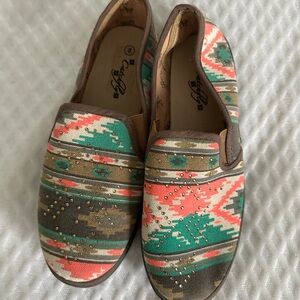 Aztec Slip On Shoes